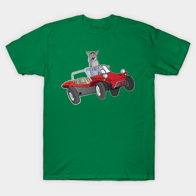 Coyote Dune Buggy T-Shirt by AltTabStudio